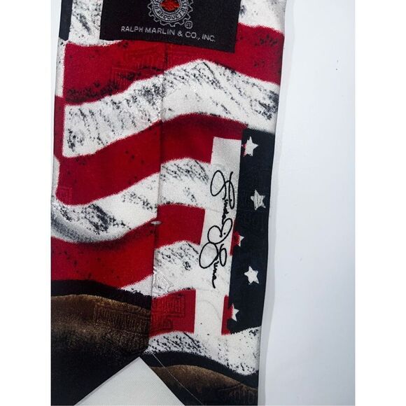 Ralph Marlin Harley Davidson tie - Picture 7 of 9